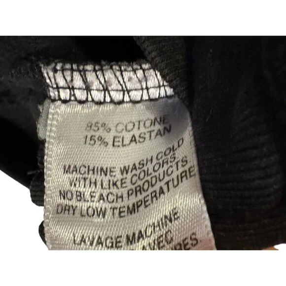 vintage Juicy Couture Velour Hoodie Jacket Women’s Size L Black With Rhinestone - Picture 3 of 6